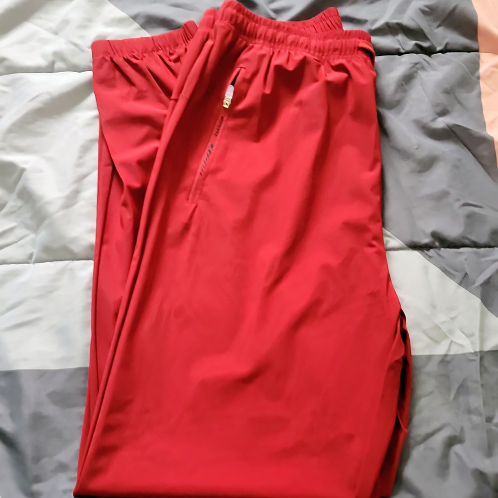 NEW! Women's Red Athletic Track Pants